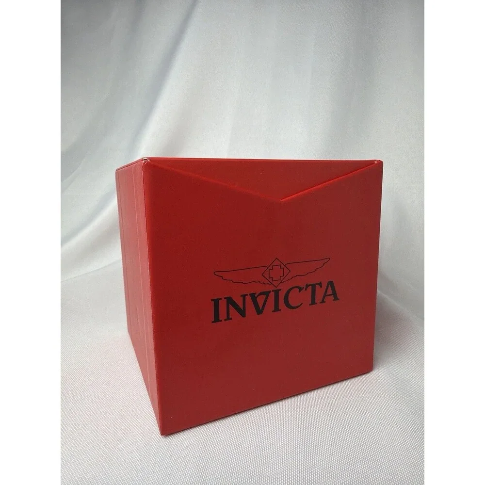 Invicta Aviator 39312 Men’s Gold Tone Chronograph 100M White Strap New w/ Box